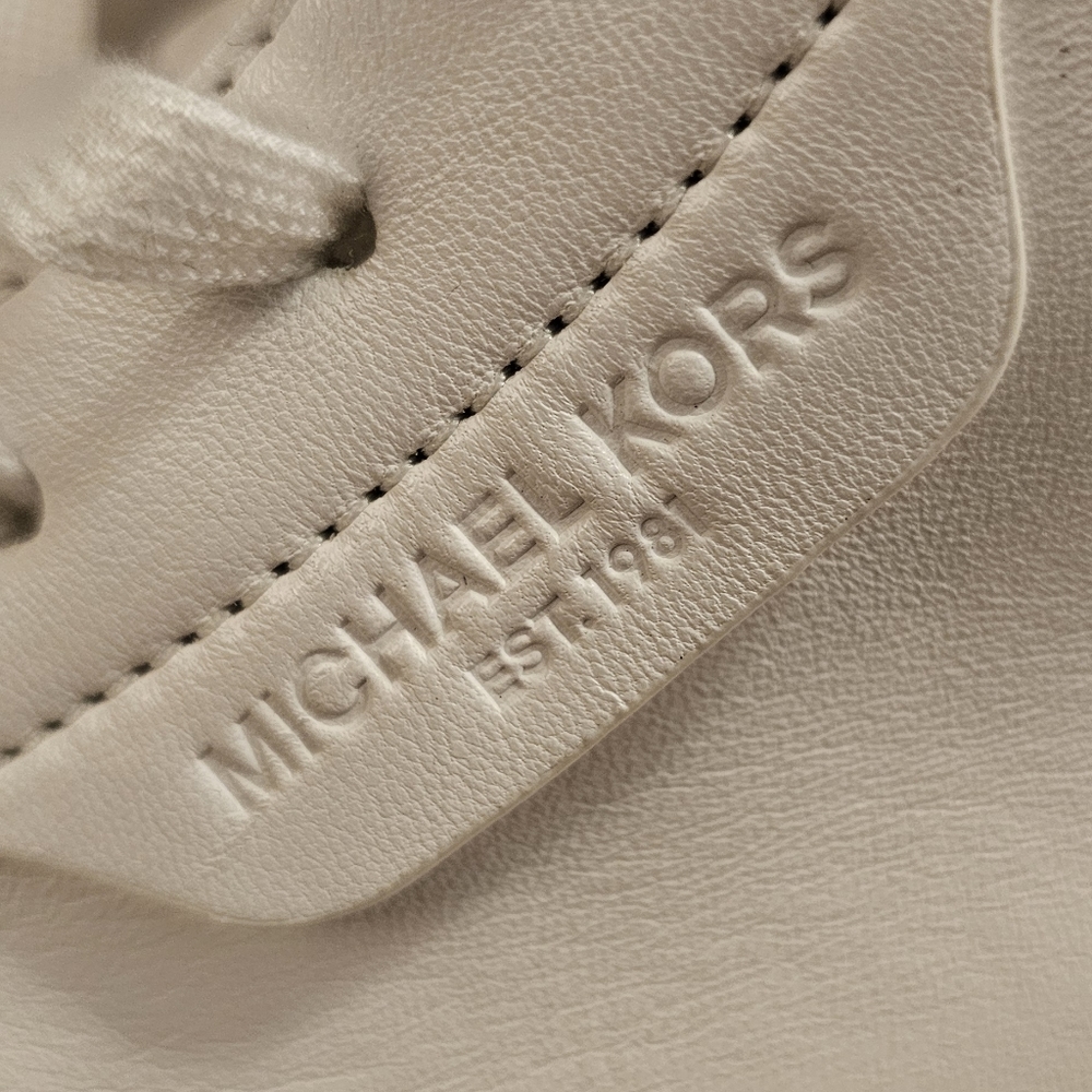 MICHAEL KORS Mens / Boys Keating Leather High-Top Sneakers. - Picture 6 of 8